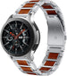 Samsung Galaxy Watch 46mm Holz-/Stahlarmband (Silber)