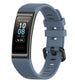 Huawei Band 3 / 4 Pro Silikonarmband (Grau Blau)