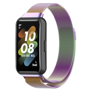 Milanese Strap, on a watch, 3/4 front view