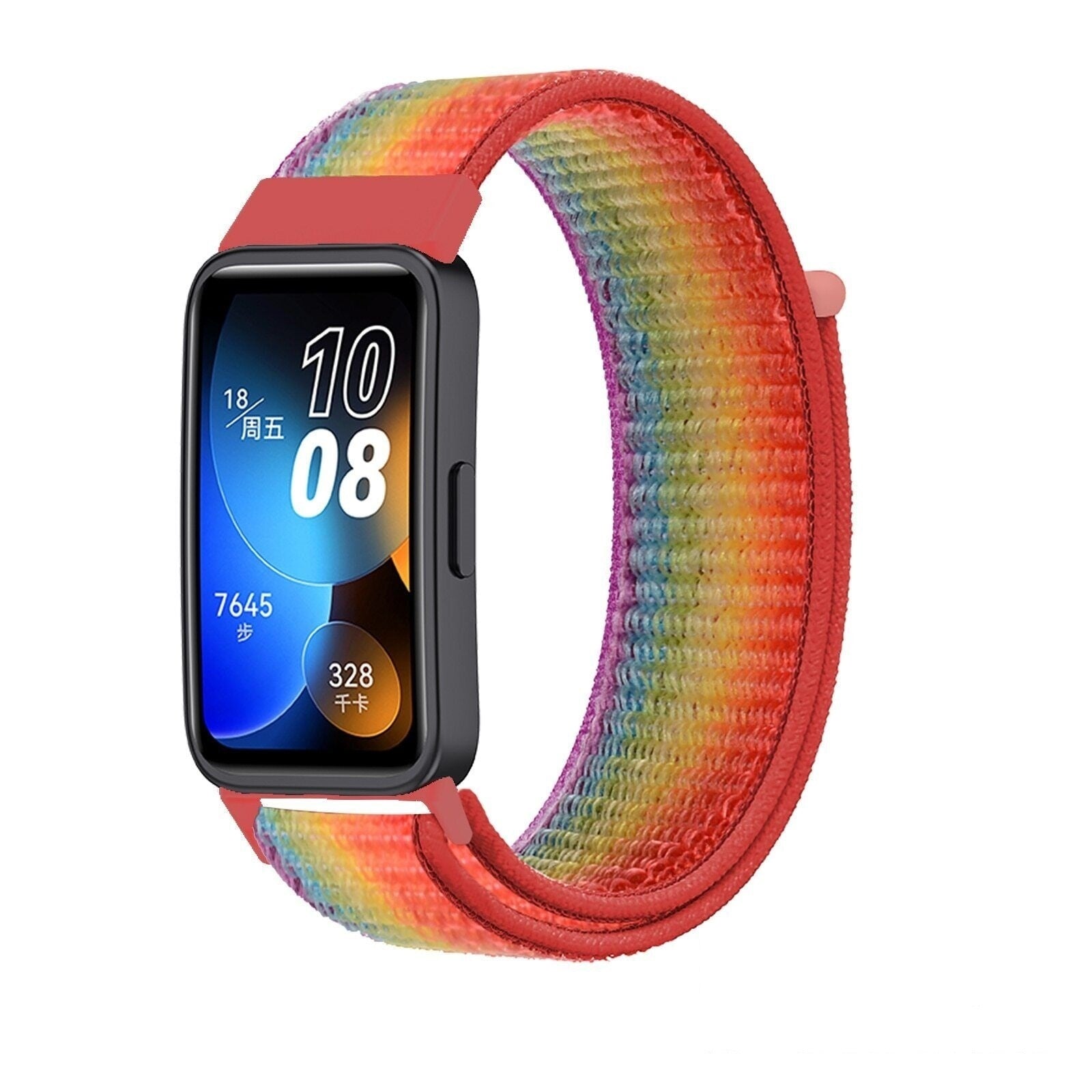 Huawei Band 10 Nylonarmband (Regenbogen)
