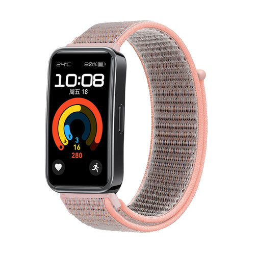Huawei Band 10 Nylonarmband (Rosa)