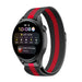 Huawei Watch 3 (Pro) Milanese Strap (Black/Red)