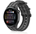 Huawei Watch 3 (Pro) Nylon-Schnallenarmband (Schwarz/Grau)