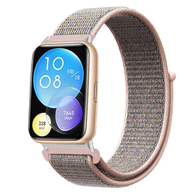 Nylon Strap, on a watch, 3/4 front view