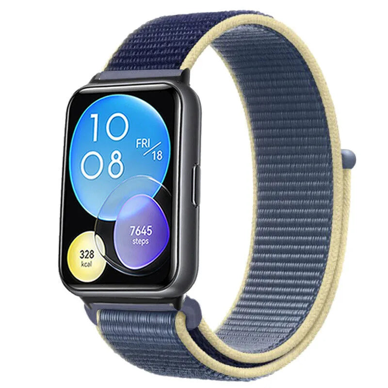 Nylon Strap, on a watch, 3/4 front view