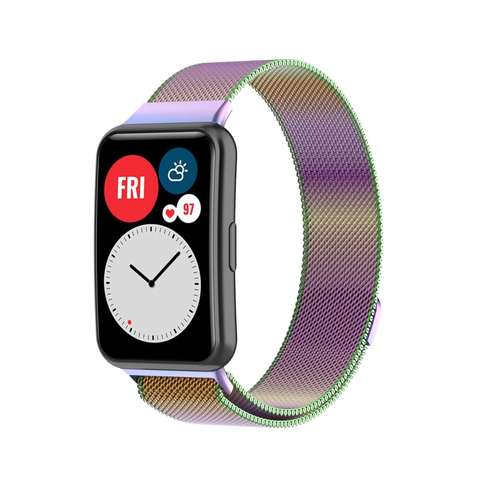 Huawei Watch Fit SE Milanese-Armband (Regenbogen)