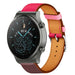 Huawei Watch GT 2 Pro Lederarmband (Pink/Rot/Braun)