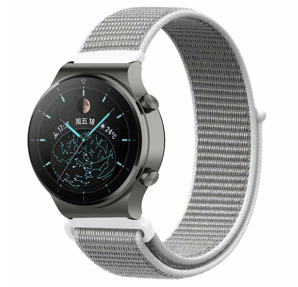 Nylon Strap, on a watch, 3/4 front view
