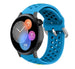 Huawei Watch GT 3 42mm Silikonarmband mit Löchern (Hellblau)