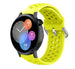 Huawei Watch GT 3 42mm Silikonarmband mit Löchern (Gelb)