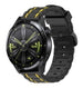 Huawei Watch GT 3 46mm Sportschnallenarmband (Schwarz/Gelb)