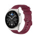 Huawei Watch GT 3 Pro 46mm Luxus- Silikonarmband (dunkelRot)