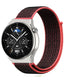 Huawei Watch GT 3 Pro 46mm Nylonarmband (Schwarz/Rot)