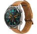 Huawei Watch GT 2 - 46mm traditionelles Leder-Armband (braun)