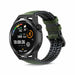 Huawei Watch GT Runner Silikon-/Lederarmband (Schwarz/Grün)