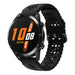 Huawei Watch GT 42mm Silikonarmband mit Muster (Schwarz)