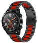 Huawei Watch GT / GT 2 Gliederarmband (Schwarz / Rot)