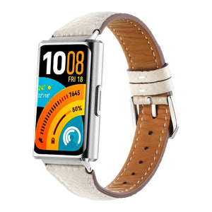 huawei band 11 leather strap starlight