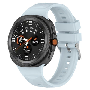 Samsung Galaxy Watch 8 - 44mm Diamant Silikonarmband (Hell Blau)