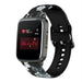 Grey Flower ID205L Armband