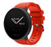 Polar Ignite 2 Twill Silikonarmband (Rot)