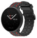 Polar Ignite 3 Silicone Strap Tough (Black/Red)