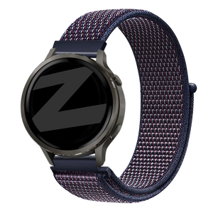 Bandz Garmin D2 Air X15 Nylon Loop Armband (Indigo Blau)