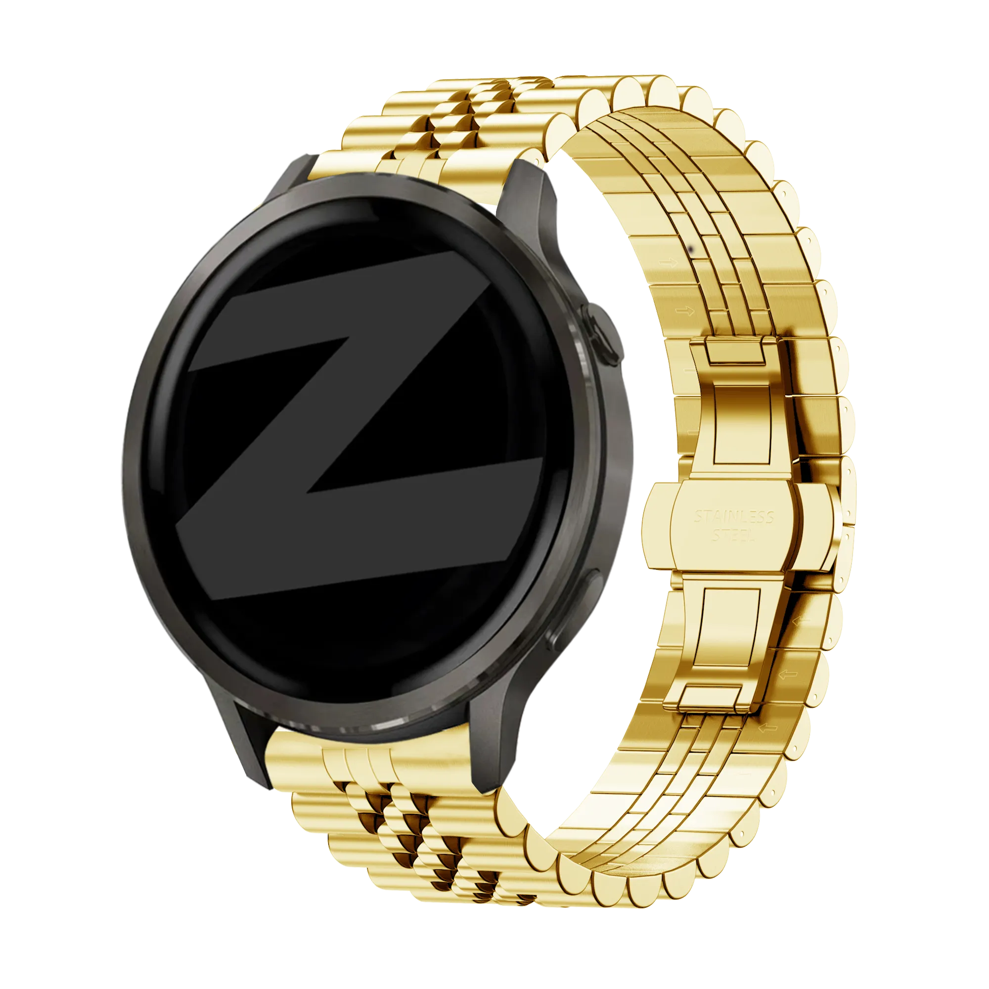 Bandz Garmin Forerunner 255s Stahlarmband 'Jubilee' (Gold)