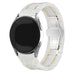 Samsung Galaxy Watch Active Keramik Stahlarmband (Weiß/Gold)