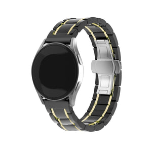 Amazfit GTS 4 Keramik Stahlarmband (Schwarz/Gold)