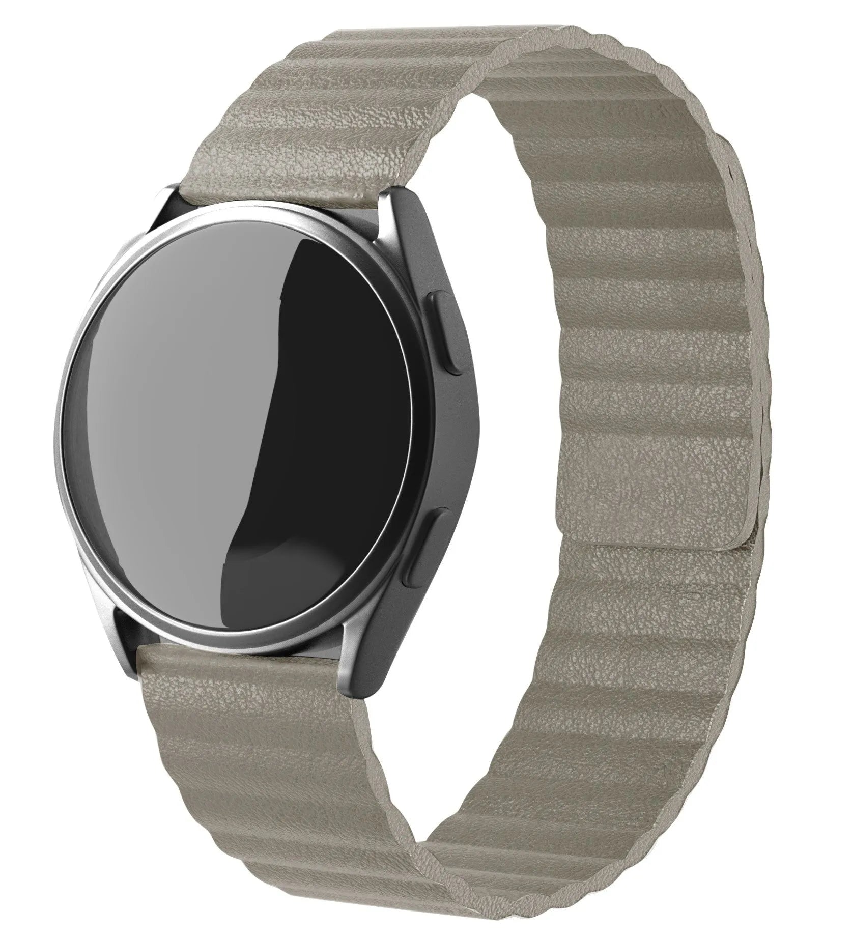 Coros Pace 2 Loop Lederarmband (Khaki)