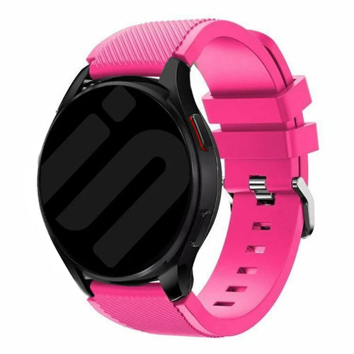Amazfit GTR 4 Twill Silicone Strap (Bright Pink)