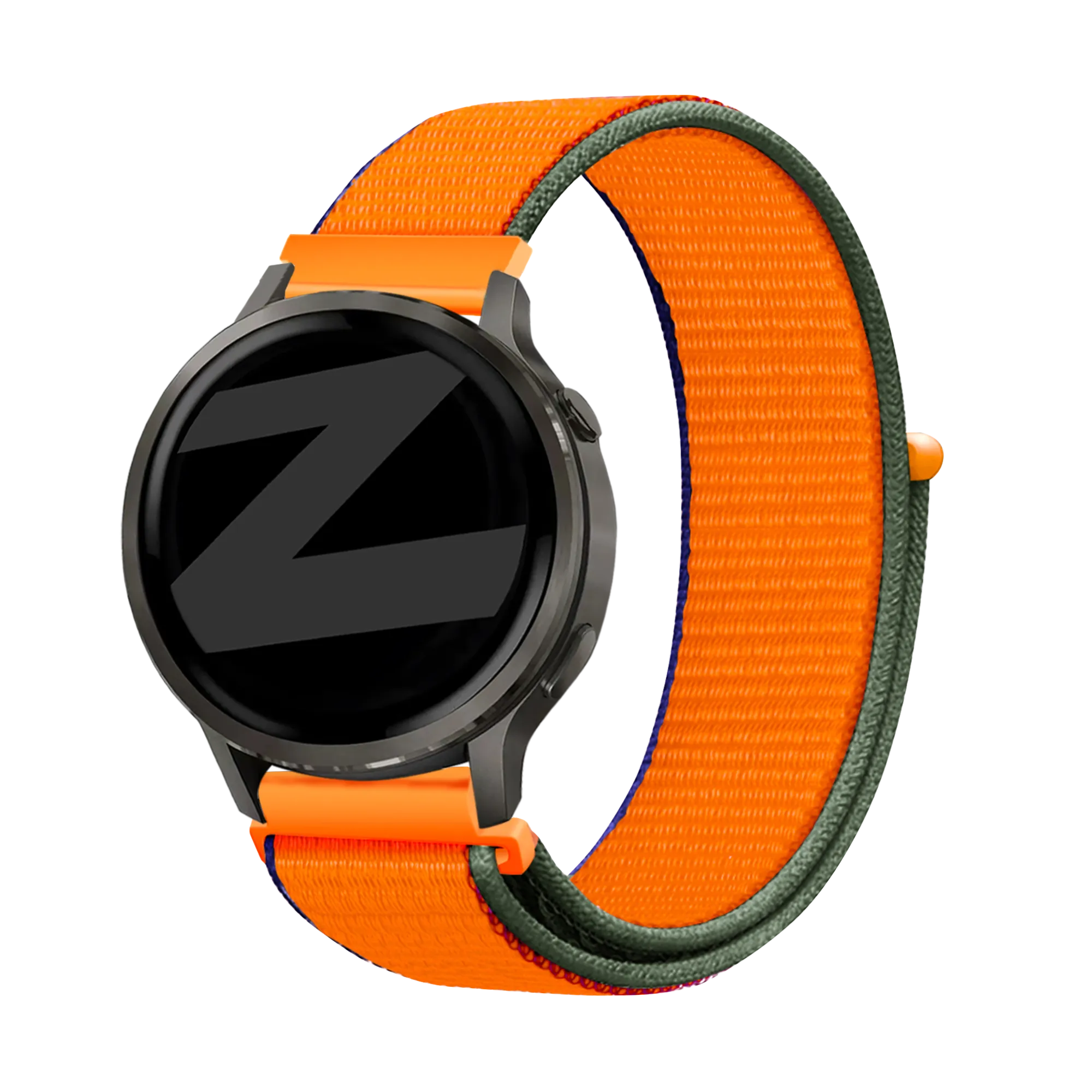 Bandz Garmin Forerunner 265s Nylon Loop Strap (Kumquat)