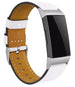 Fitbit Charge 4 Lederarmband (Weiß)