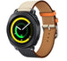 Samsung Gear Sport Lederarmband (Weiß/Dunkelblau)