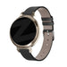 Bandz Garmin Lily 2 klassisches Lederarmband (Schwarz)