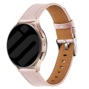 Amazfit Active 'One Push' Leather Strap (Light Pink)