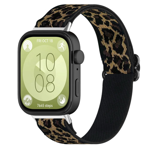 Huawei Watch Fit 4 Pro Elastic Strap (Leopard)