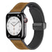 Apple Watch Ultra D-Buckle Leather Strap (Light Brown)