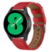Samsung Galaxy Watch 4 40mm Lederarmband (Rot)