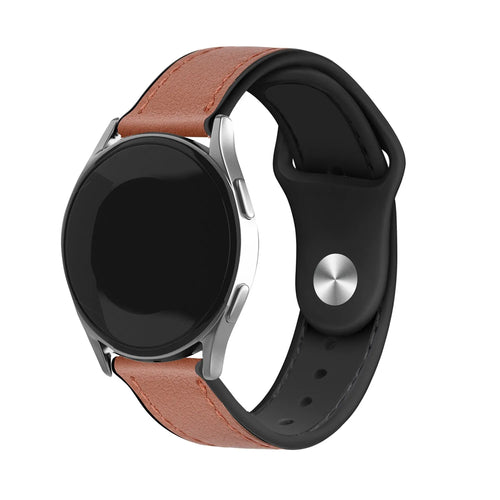 OnePlus Watch 3 Leder Hybrid-Armband (Hellbraun)