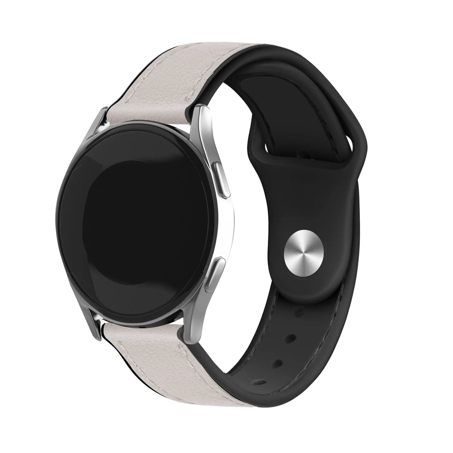 Coros Apex 2 Leather Hybrid Strap (White)