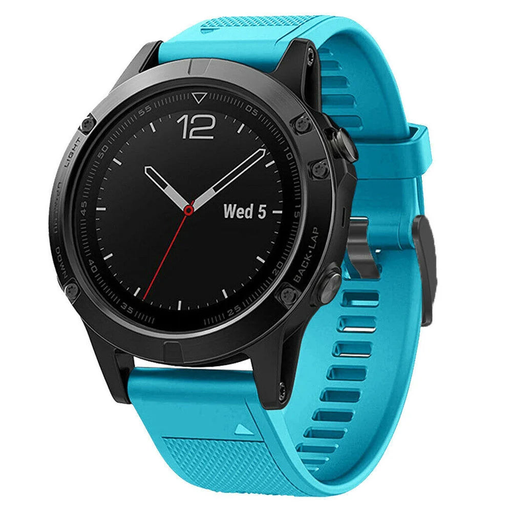 Garmin MARQ Silikonarmband (Hellblau)