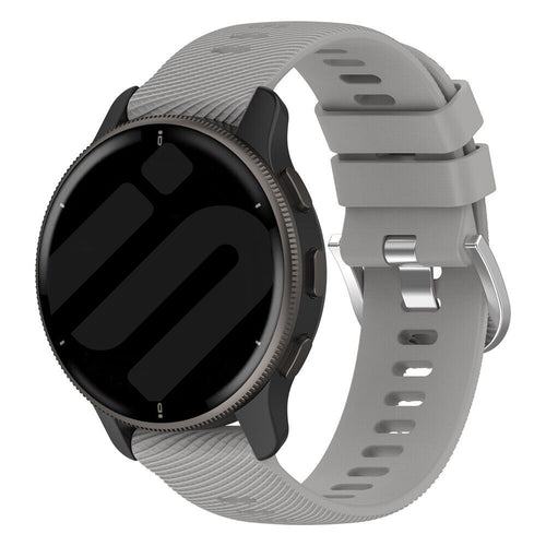 Garmin D2 Air X10 Silikonarmband (Hell Grau)