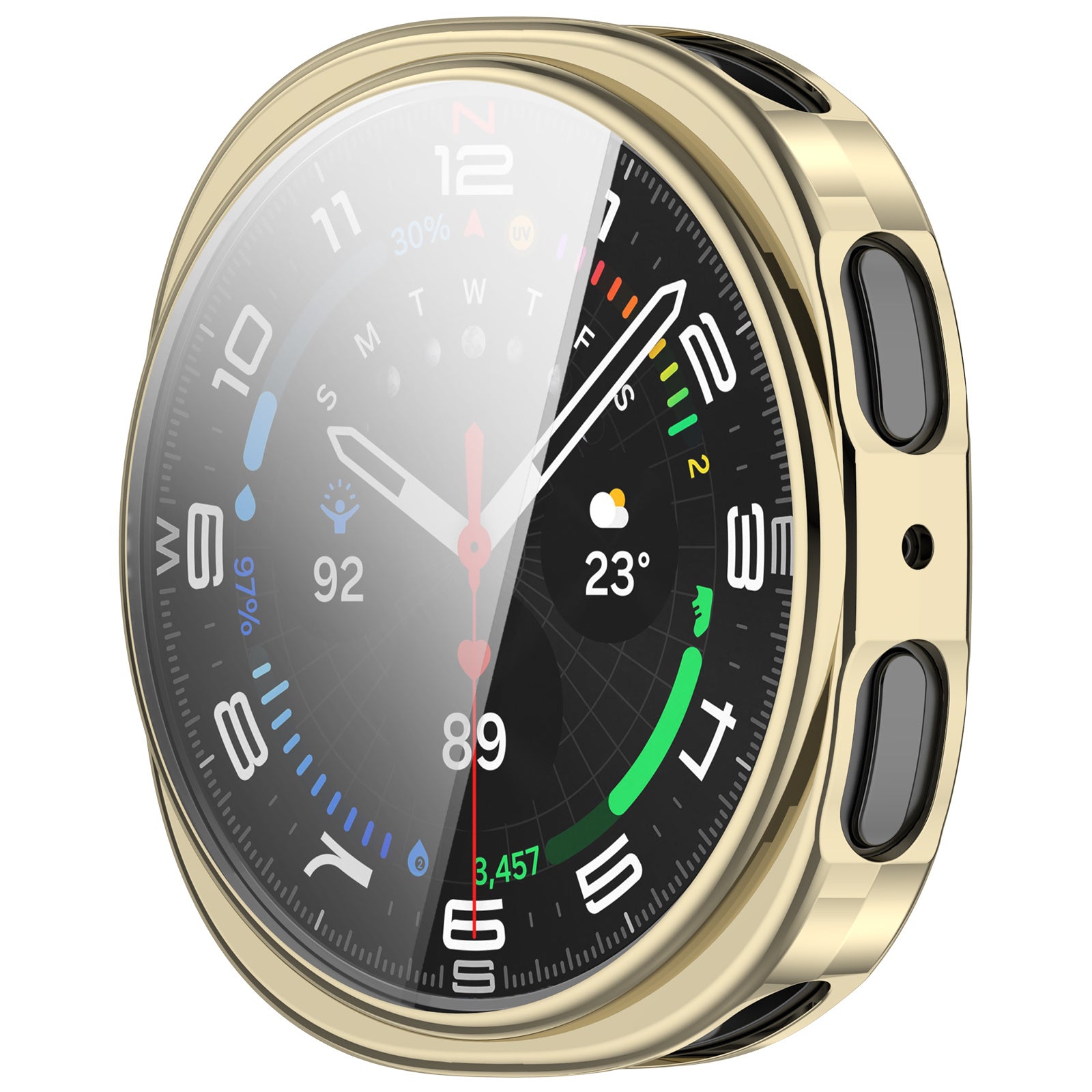 Samsung Galaxy Watch 8 - 40mm TPU Hülle (Hell Gold)