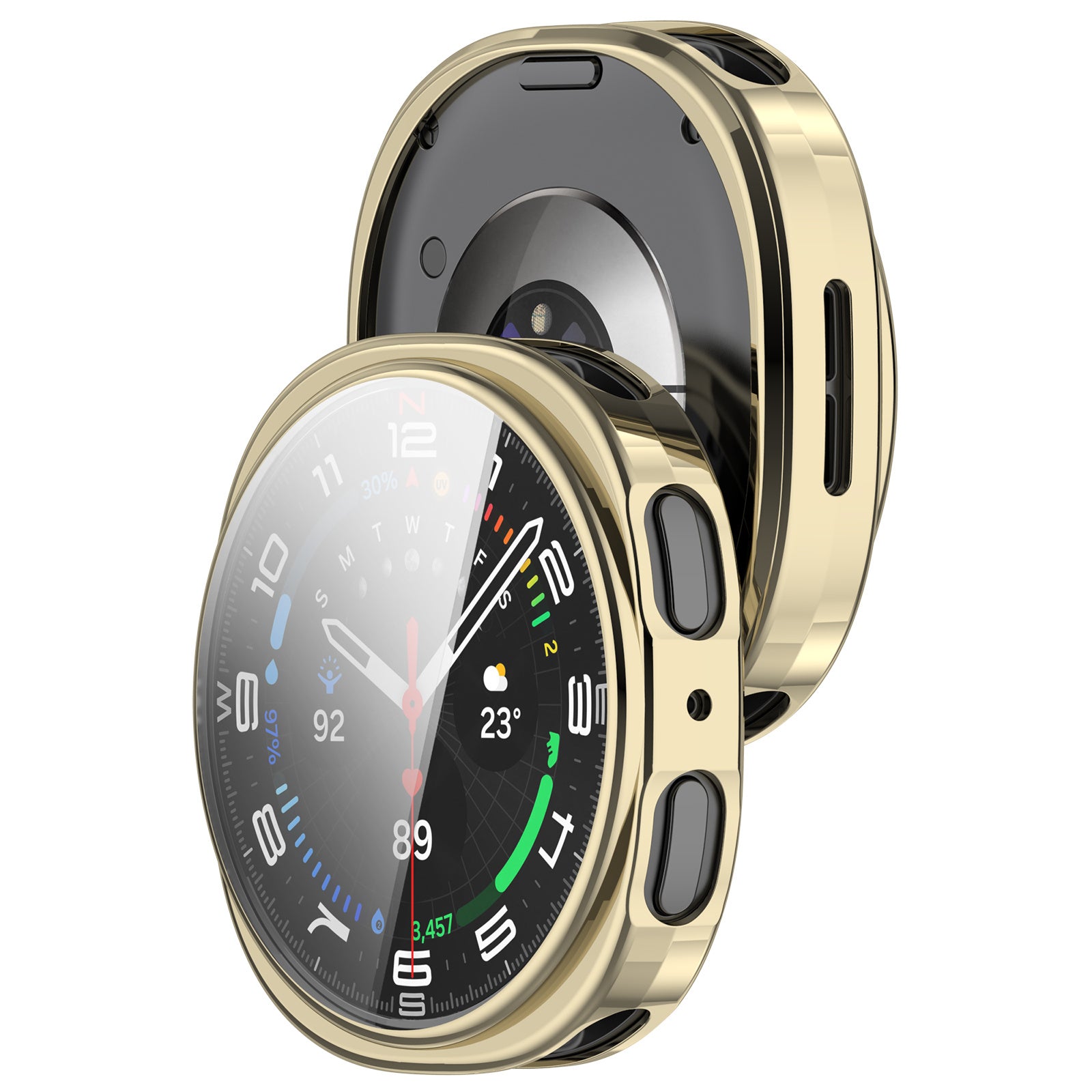 Samsung Galaxy Watch 8 - 40mm TPU Hülle (Hell Gold)