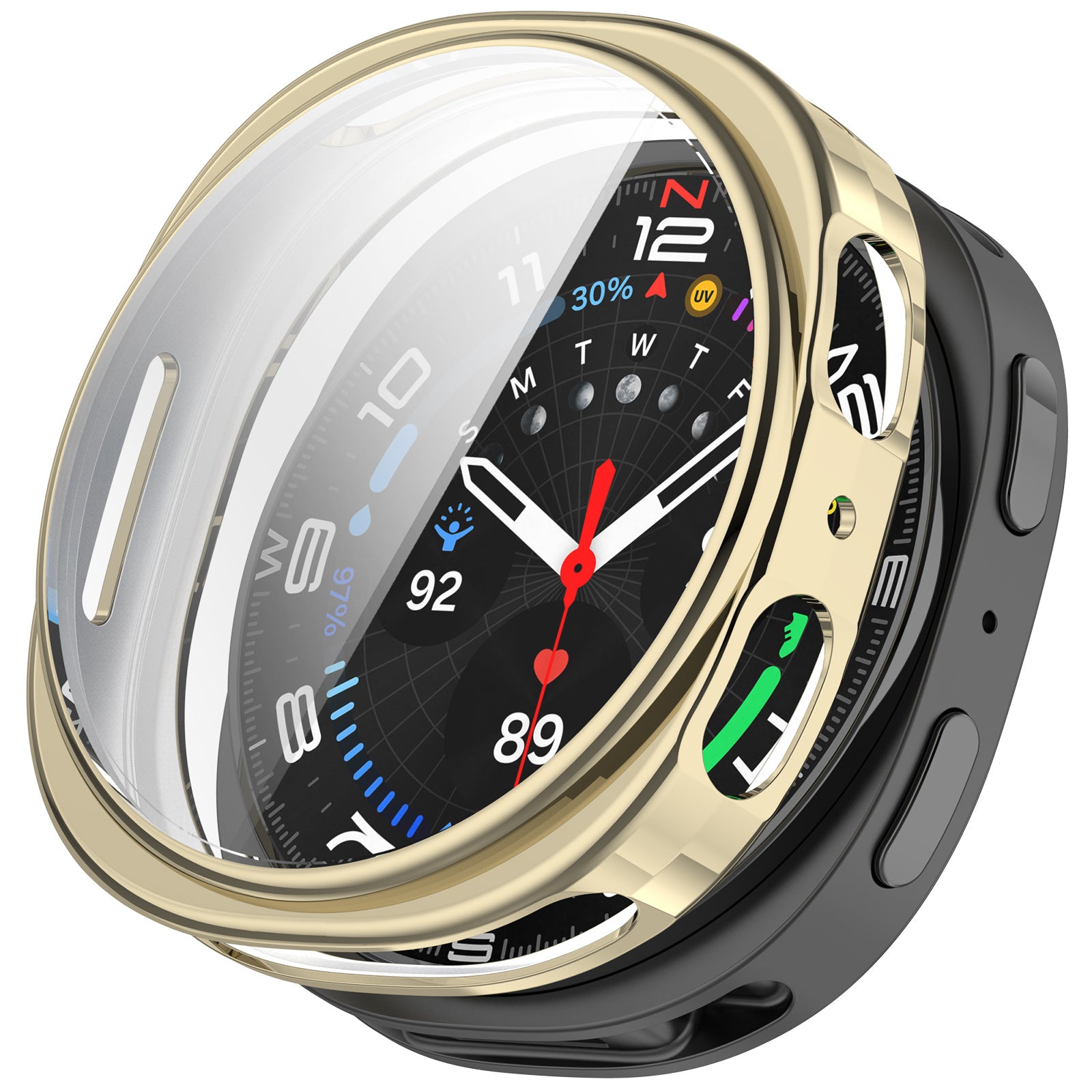 Samsung Galaxy Watch 8 - 40mm TPU Hülle (Hell Gold)