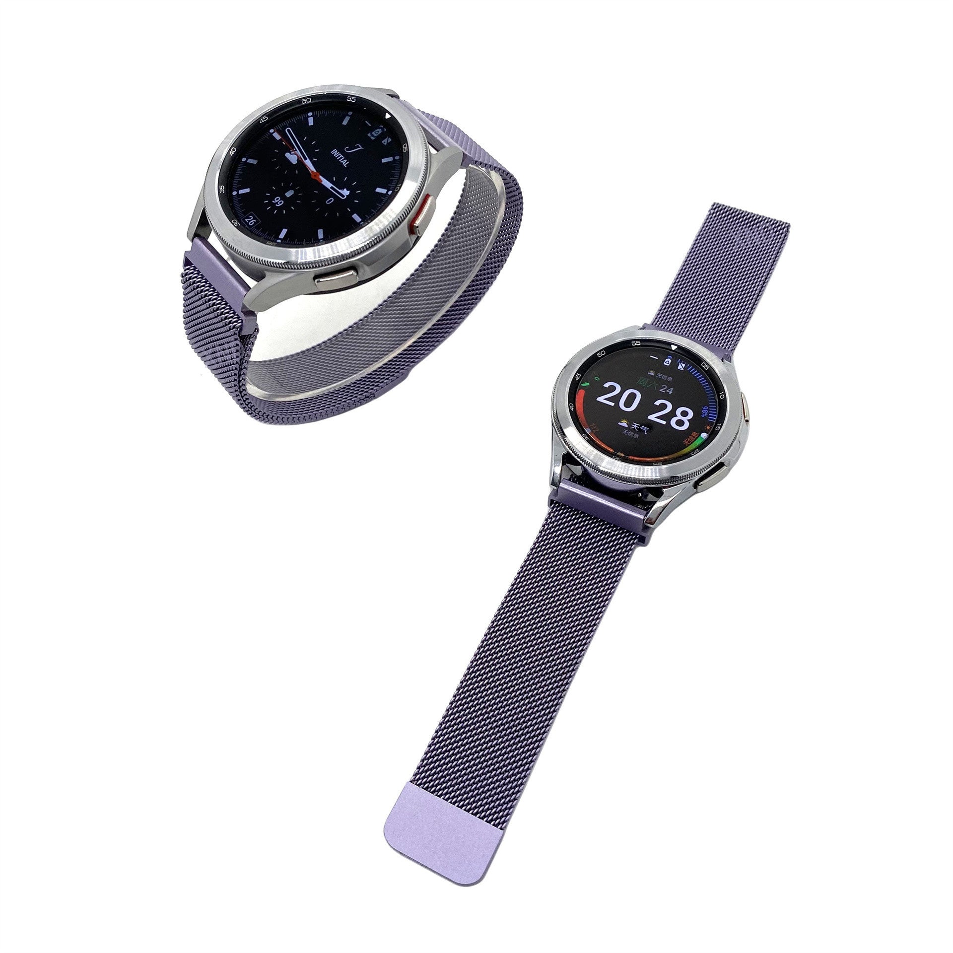 Samsung Gear S3 Milanese Armband (Hell Lila)