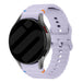 Samsung Galaxy Watch 4 44 mm mit wellenförmigem Armband (Hell Lila)