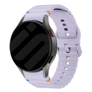 Samsung Galaxy Watch 7 44mm mit wellenförmigem Armband (Hell Lila)